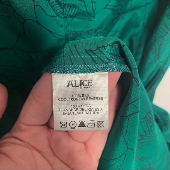 ALICE by Temperley Green Mini Dress - Picture 4 of 4